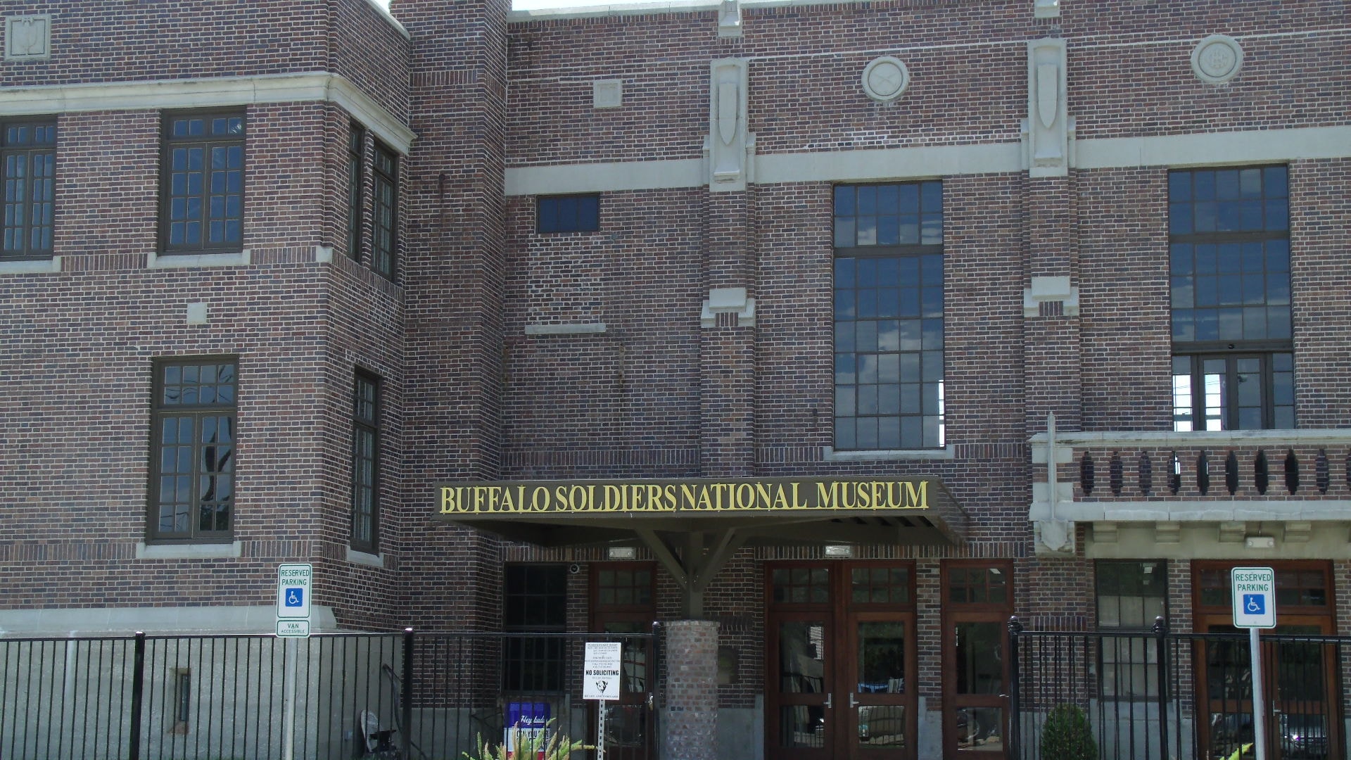 Buffalo Soldiers National Museum exterior entrance