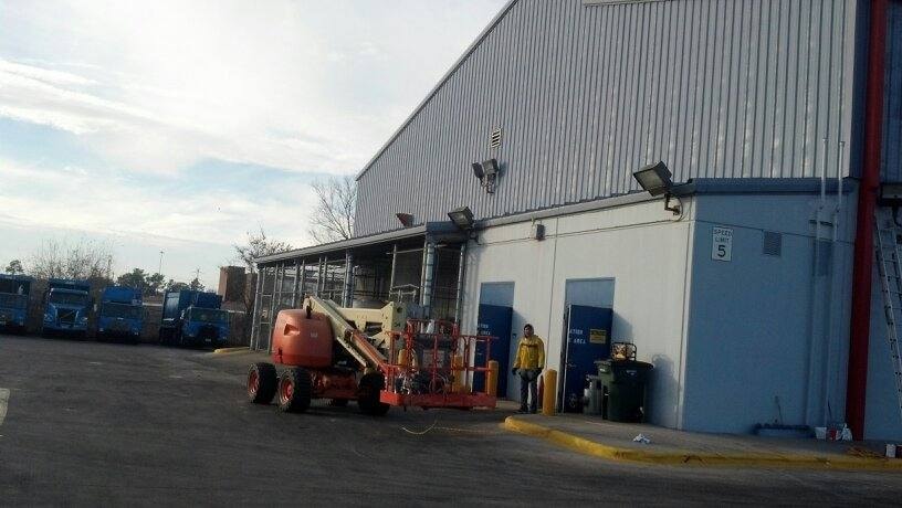 Industrial facility exterior project view